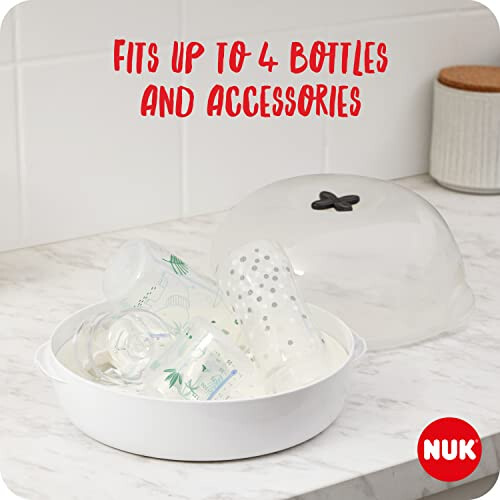 NUK Micro Express Plus Microwave Steriliser - Up to 4 Bottles 2