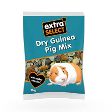 Extra Select Guinea Pig Food 1kg - Dry Muesli Mix, Vitamin C
