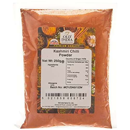 Old India Kashmiri Chilli Powder 250g