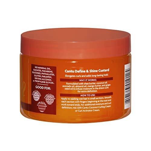 Cantu Cantu Define & Shine Custard 340g 1