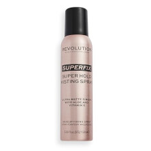 Makeup Revolution, Super Fix Misting Spray, Makeup Fixing Spray, Matte Finish, Long Lasting Hold, Contains Vitamin E, 150ml
