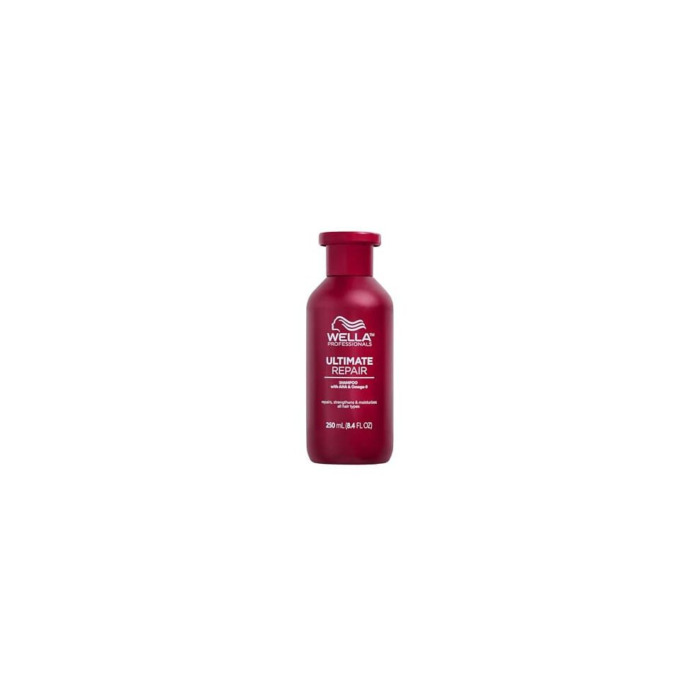 Wella Professionals Ultimate Repair Shampoo - Damaged Hair, AHAs & Omega 9, 250ml