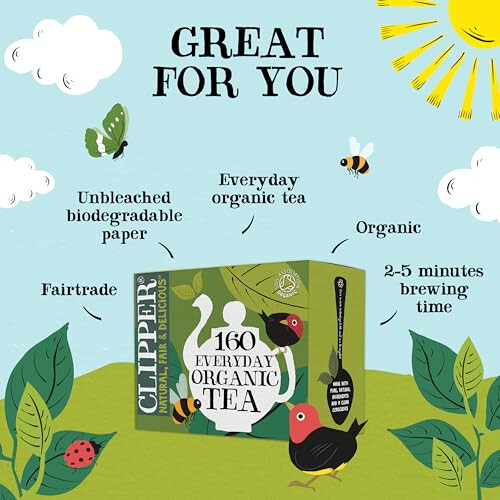 Clipper Clipper Organic Everyday Teabags (480 Bags) - Biodegradable 1