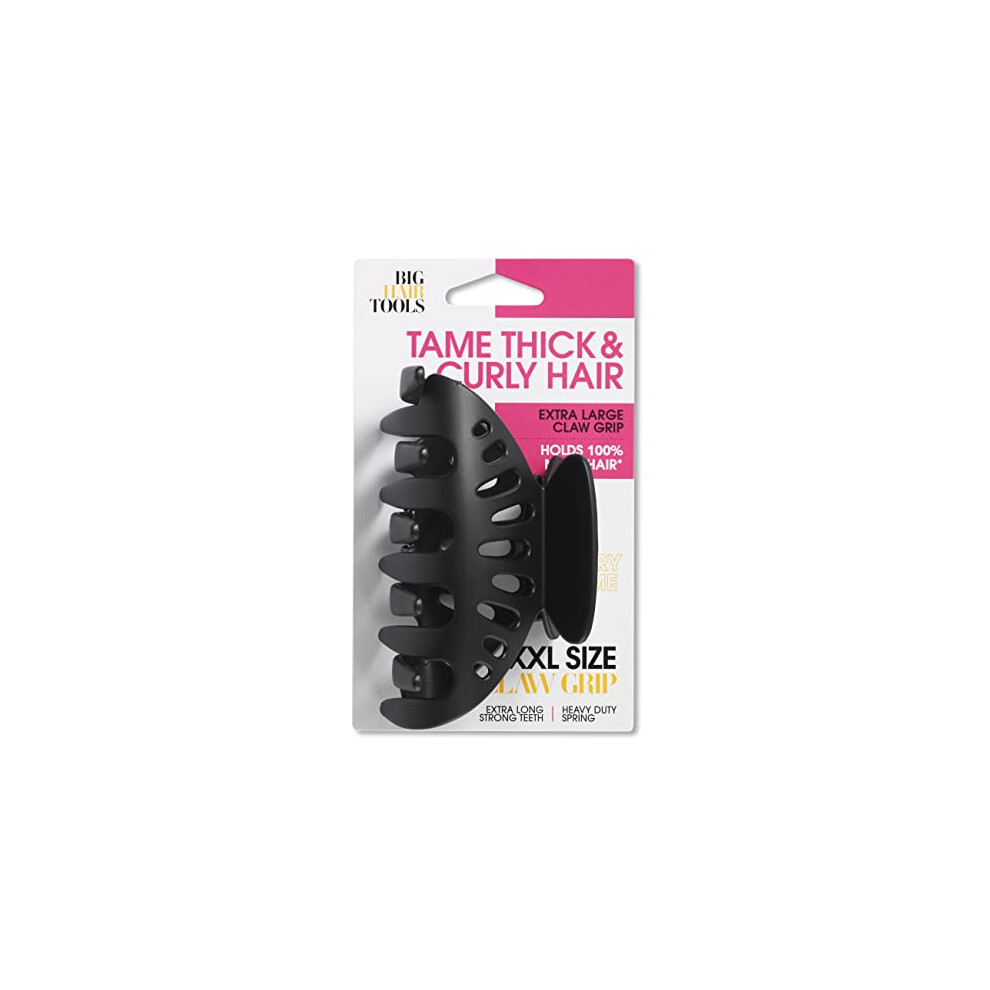 Big Hair Tools Xxl Size Claw Grip, 1 Pack Black