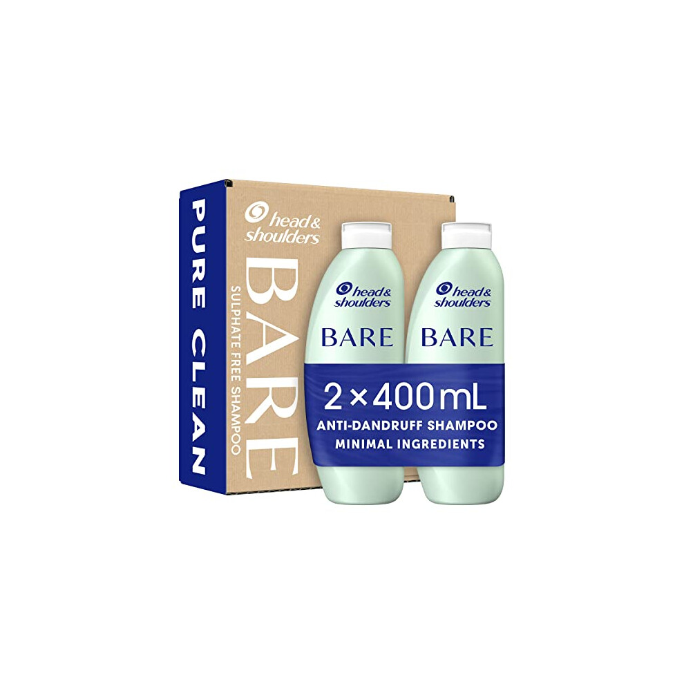 Head & Shoulders Anti Dandruff Shampoo, Pure Clean, 2 x 400 ml
