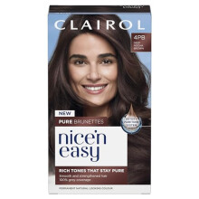 Clairol Nice n' Easy Pure Brunettes, 4PB Deep Mocha Brown, Permanent