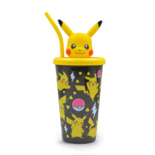 HOX Pokemon Pikachu Cup - BPA-Free with Straw