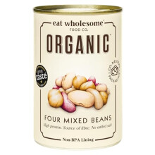 Eat Wholesome Organic Four Mixed Beans, 400 g (Pack of 12)