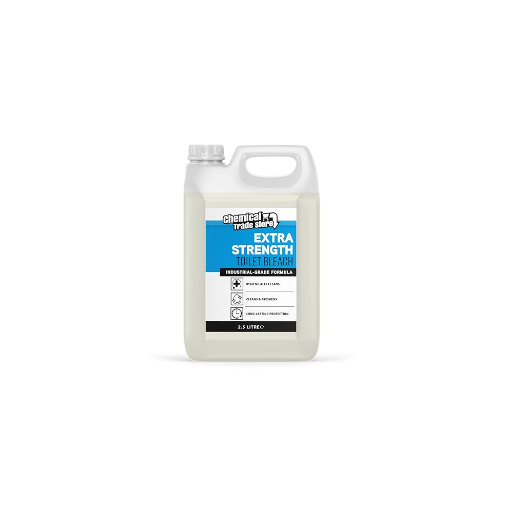 Chemical Trade Store - Toilet Bleach | Thick Strong Hard Surface Bathroom Cleaner - 2.5 Litre
