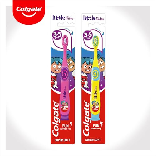 Colgate Colgate Kids Toothbrushes Multipack 3+ Years, Extra-Soft 1