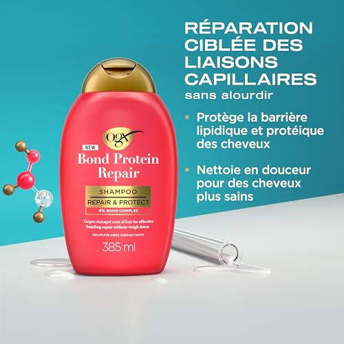 OGX Bond Protein Repair Shampoo, 385 ml 1