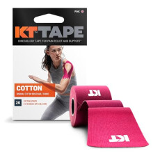 KT TAPE Original, Pre-cut, 20 Strip, Cotton, Pink