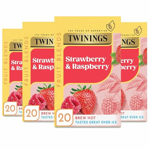 Twinings Twinings Strawberry & Raspberry Tea: 80 Biodegradable Bags