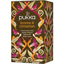 Pukka Herbs Licorice and Cinnamon Tea: 80 Bags, Organic, Caffeine Free
