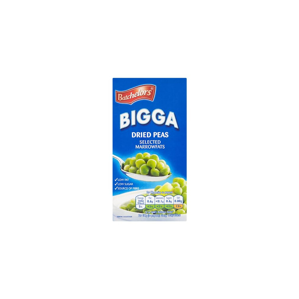 Premier Foods Batchelors Bigga Dried Peas Selected Marrowfats, 250 G Packet (Pack Of 1)