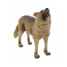 (Wowling Wolf) Simulation Wild/Zoo Animal Model Figures Kid Toy