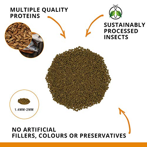 Fluval Fluval Bug Bites Goldfish Granule Fish Food 45g 1
