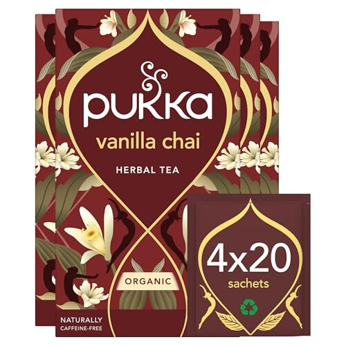 Pukka Pukka Herbs Vanilla Chai Tea - 80 Bags