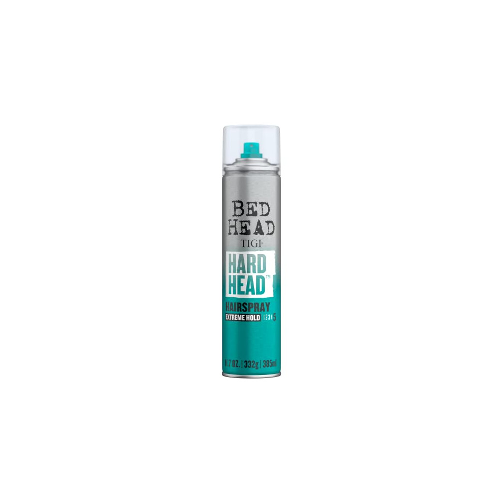 Tigi Bed Head By - Hard Head Hairspray - Extra Strong Hold - Natural Shine Finish - 385 Ml