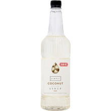 Simply Sugar Free Coconut Syrup, Low Calorie, Vegan & Nut Free Flavoured Syrup for Coffee, Cocktails & Baking (1 Litre)