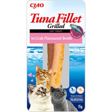 Inaba Grilled Tuna Fillet in Crab Broth - Cat Treat 15g