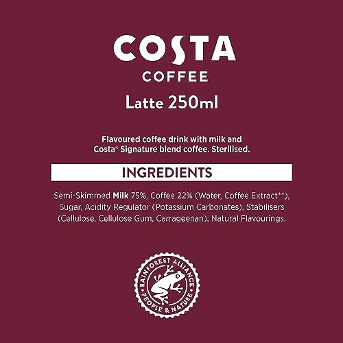 Costa Coffee Costa Coffee Latte 4 x 250 ml 2