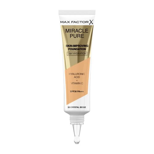 Max Factor Max Factor Miracle Pure Foundation, Crystal Beige 33
