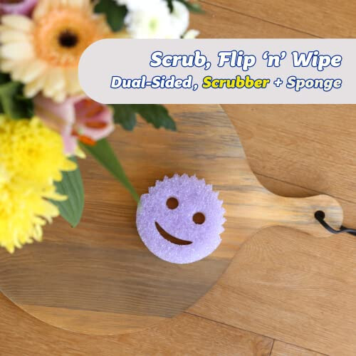 Scrub Daddy Scrub Mommy Sponges - Violet Twin Pack 1