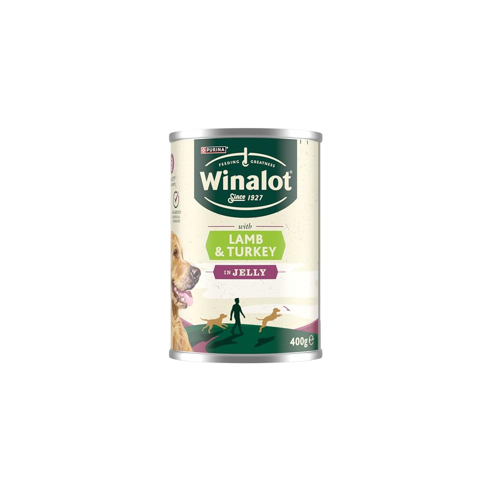 Purina Winalot Classics Mixed In Jelly Turkey & Lamb Wet Dog Food 12X400g