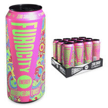 Furocity Energy Drink, Watermelon, 12 x 500ml, Sugar Free