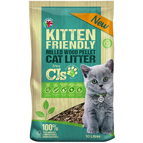 Blazers Kitten Friendly Cat Litter, Beige, 10L