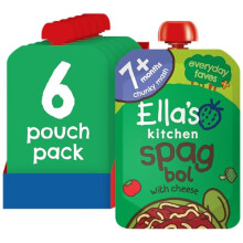 Ella's Kitchen Stage 2 from 7 Months Organic Spaghetti Bolognese 130 g (Pack of 6)