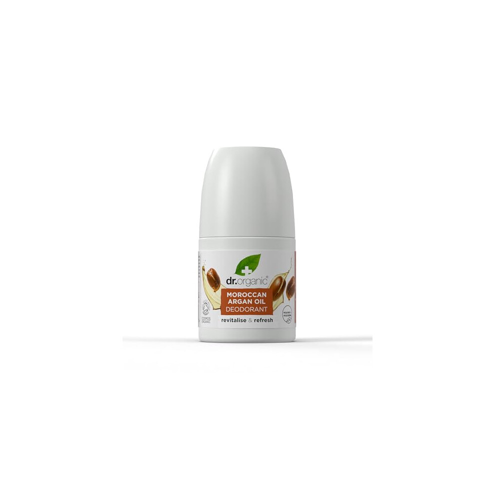 Dr Organic Cream Argan Oil Deodorant (50Ml) - Aluminium Free, Vegan