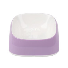 Ferplast Glam Cat Bowl - Fashionable, Non-Slip Plastic Cat Food and Water Bowl, Easy to Clean, 0,4 Liter, Green