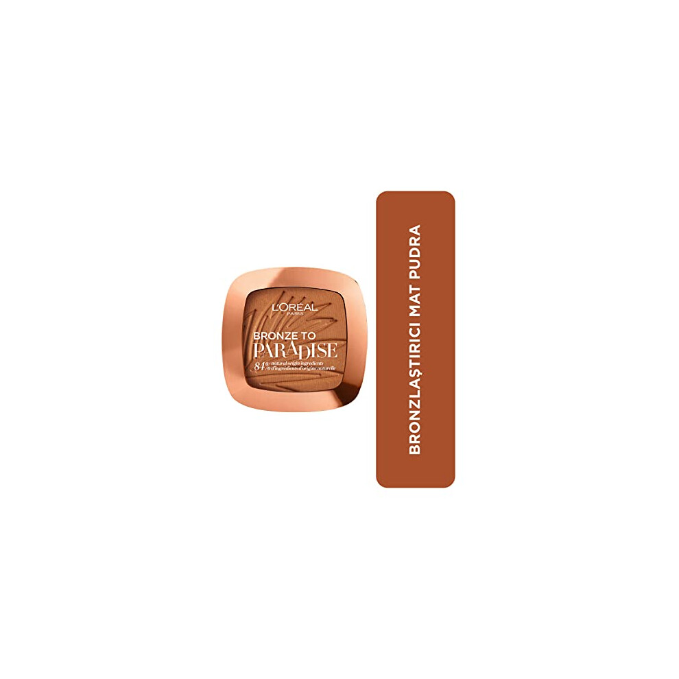 New L’oréal Paris L'oreal Paris R - Back To Matte Bronzing Pressed Powder, Shimmer Free, Medium, Compact Case Bronze