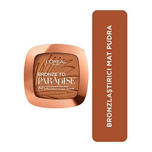 L’Oréal Paris L'Oreal Paris Bronzer - Back To Bronze Matte Bronzing Pressed Powder, Shimmer Free, Medium, Compact Case 1