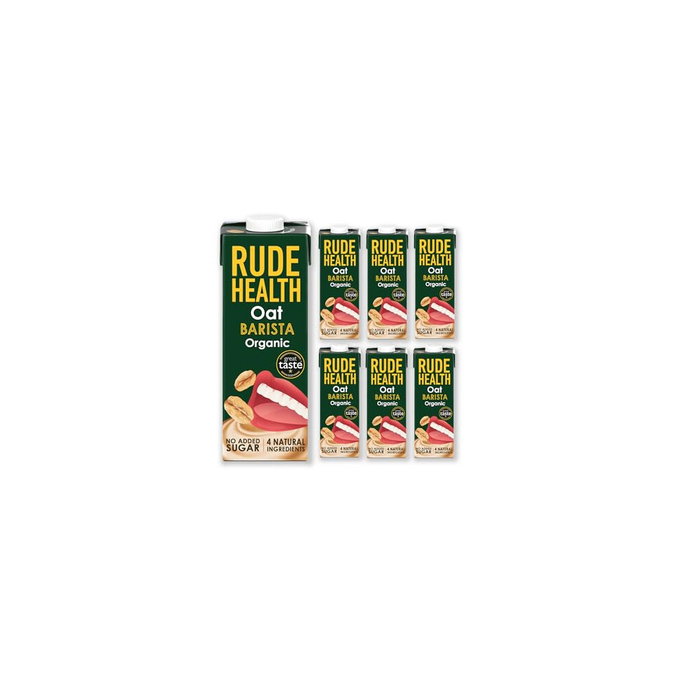 Rude Health Organic Oat Barista Drink 1 Litre. (Pack Of 6)