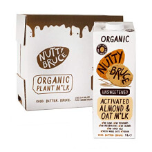 Nutty Bruce Nutty Bruce Activated Almond & Oat Milk 1L-6 Pack