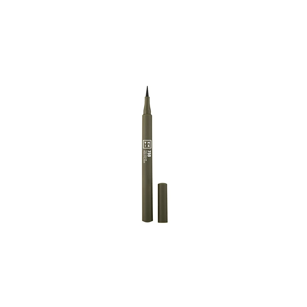 3Ina Green Color Pen Eyeliner 759 - Olive - Longwear