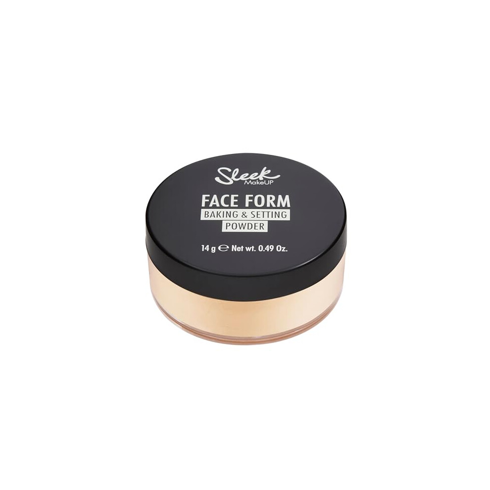 Sleek Light Makeup Face Form Baking & Setting Powder, Loose Setting Powder To Lock In Your Makeup, Weight Formula, 14G