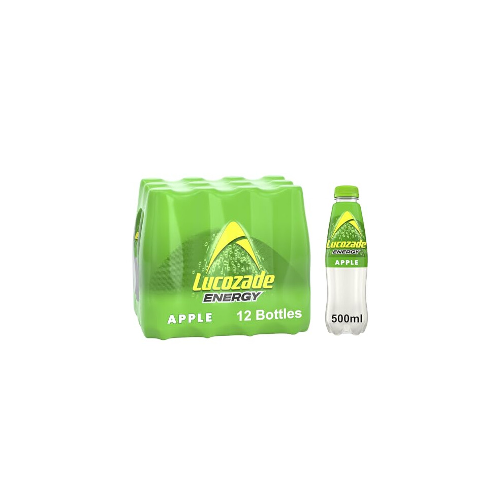 Lucozade Energy Apple 12 X 500Ml Bottles