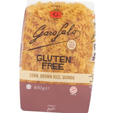 Garofalo Gluten Free Fusilli Italian Dried Pasta, 400g - Suitable for Coeliac and Vegan diets (Pack of 1)