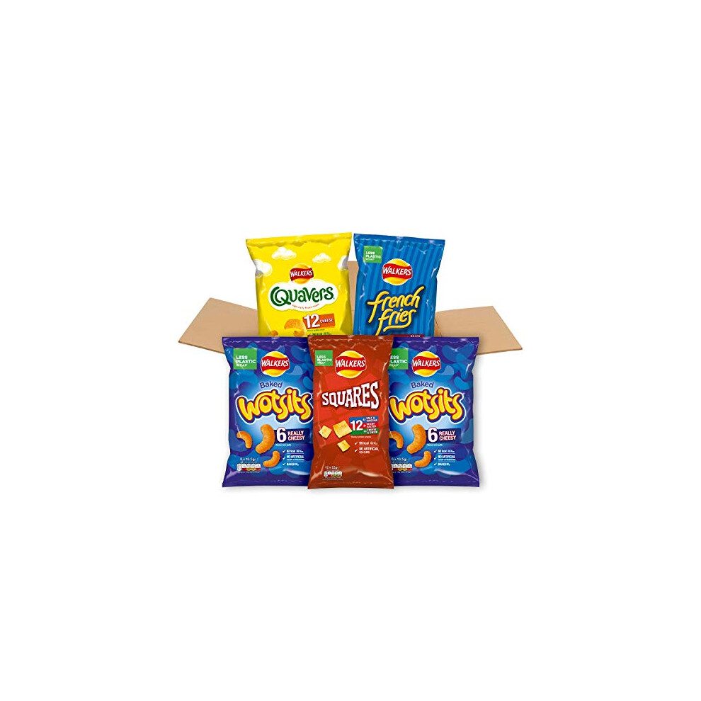 Walkers Under 100 Calories Snacks Box, Variety, 48 Count (Pack Of 1) Light