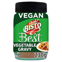 Bisto Best Vegetable Gravy Granules, Vegan Friendly, 230 g Jar (Pack of 1)