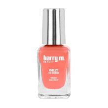 Barry M Gelly Hi Shine Nail Paint Shade Orange Peach Spritz |Coral Nail Polish | Glossy Finish