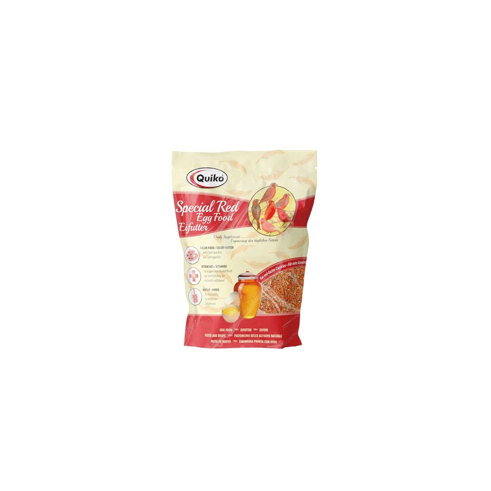 Quiko Special Egg Food Red 1kg - Egg food for all red-grounded bird species