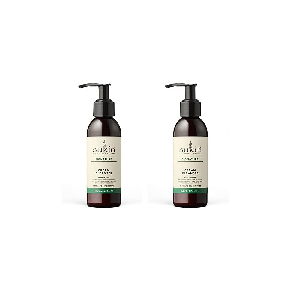 Sukin Cream Cleanser (125ml pump) (Pack of 2)