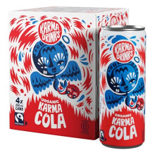 KARMA DRINKS Karma Cola (250ml x 4) - Organic, FairTrade