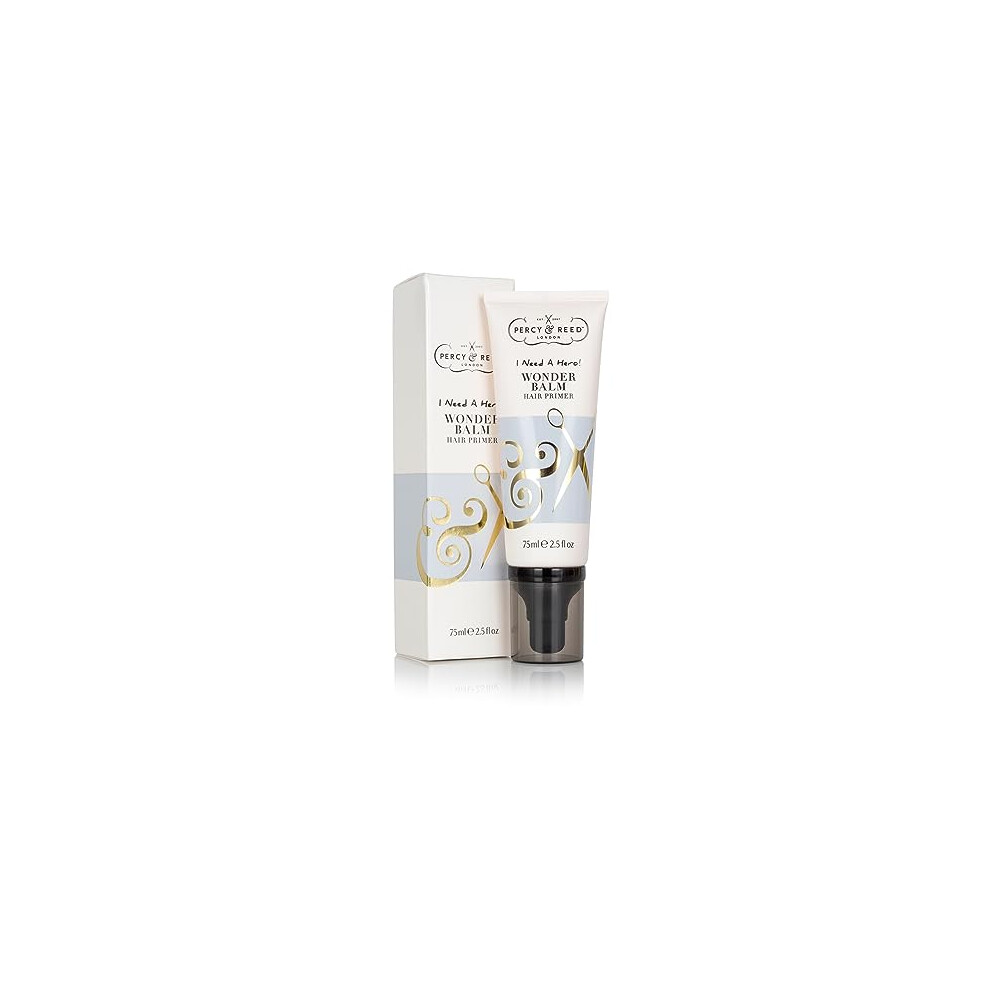 Percy & Reed I Need A Hero Wonder Balm Hair Primer, 75Ml, Fights Frizz