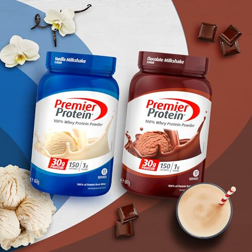 Premier Protein - Whey 100% Protein Powder - Chocolate Milkshake - 697g 1